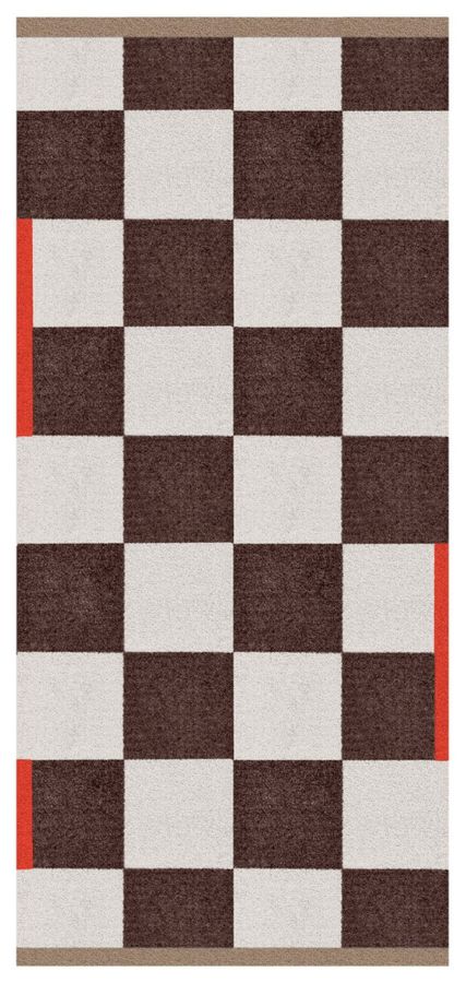 Mette Ditmer - Square All-Round Mat - Brown 