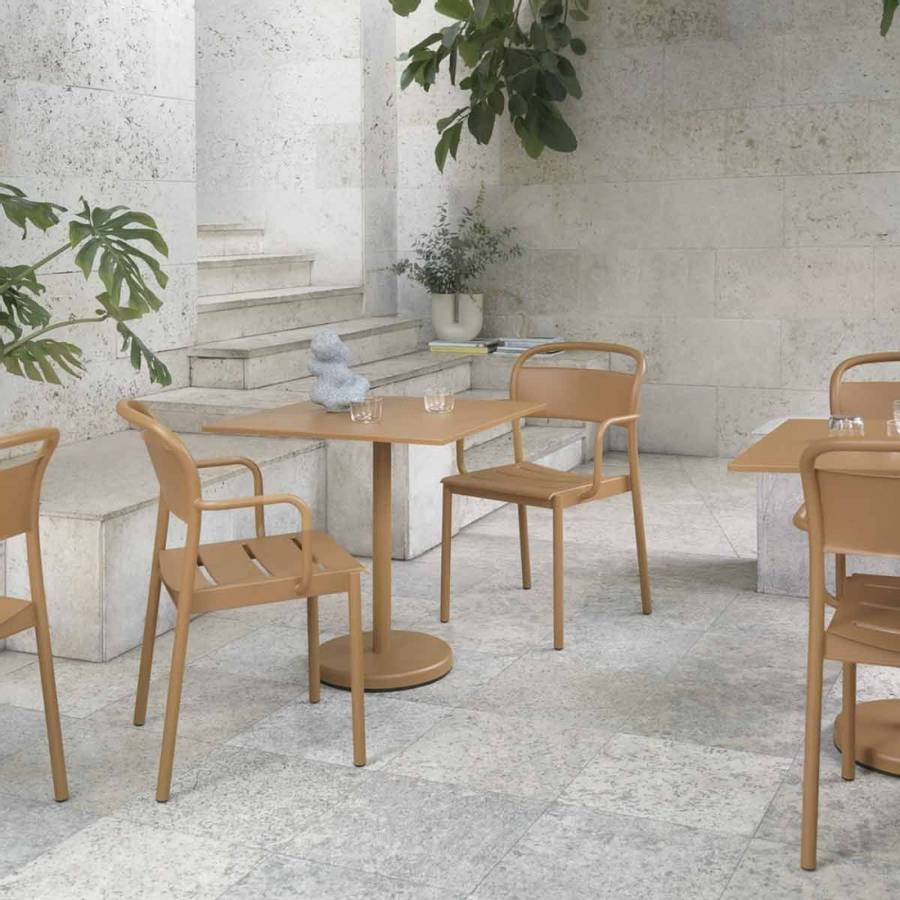 Muuto - Linear Armstol,Burnt Orange 
